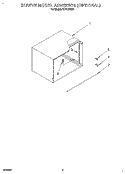 SLEEVE MODEL AOW22W21 (OPTIONAL) Diagram and Parts List for ACU124XD1  Whirlpool Air Conditioner