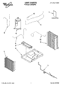 UNIT PARTS Diagram and Parts List for ACS082PR0  Whirlpool Air Conditioner