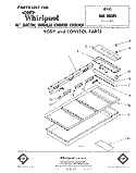 BODY AND CONTROL, LIT/OPTIONAL Diagram and Parts List for RGE8800H  Whirlpool Range