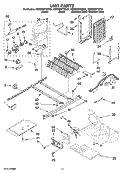 UNIT PARTS Diagram and Parts List for KSRX25FTSS01  KitchenAid Refrigerator