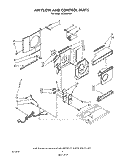AIR FLOW AND CONTROL Diagram and Parts List for ACM052XW1  Whirlpool Air Conditioner