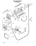 ICEMAKER, LIT/OPTIONAL Diagram and Parts List for ARG490  Whirlpool Refrigerator