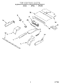 TOP VENTING, OPTIONAL Diagram and Parts List for KEBC278HBL0  KitchenAid Wall Oven