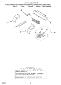 LATCH Diagram and Parts List for KEMS377GBL2  KitchenAid Microwave Oven Combo