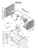 UNIT Diagram and Parts List for ALF20040  Whirlpool Air Conditioner