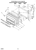 FREEZER DOOR Diagram and Parts List for ET22DMXBB01  Whirlpool Refrigerator