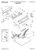 SECTION Diagram and Parts List for TEDS680DQ1  Estate Dryer