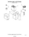 LIT/OPTIONAL Diagram and Parts List for KUCC151T0  KitchenAid Trash Compactor