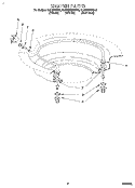 HEATER Diagram and Parts List for KUDS23HBWH0  KitchenAid Dishwasher