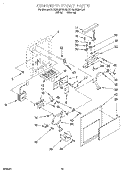 DISPENSER FRONT Diagram and Parts List for KSRS22QDWH02  KitchenAid Refrigerator
