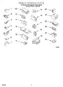 WIRING HARNESS Diagram and Parts List for 4LBR7255AN2  Whirlpool Washer