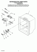Part Location Diagram of W10212326 Whirlpool OVERLAY