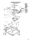 MACHINE BASE Diagram and Parts List for LA7001XTF1  Whirlpool Washer