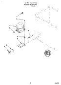 SECTION Diagram and Parts List for EH100FXEN00  Whirlpool Freezer