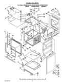 OVEN PARTS Diagram and Parts List for KESS907SSS06  KitchenAid Range