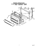 FREEZER DOOR Diagram and Parts List for ET20PKXZN01  Whirlpool Refrigerator