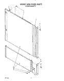 DOOR AND PANEL Diagram and Parts List for KUDS22CT0  KitchenAid Dishwasher