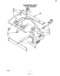 MANIFOLD Diagram and Parts List for SF3020SKN0  Whirlpool Range