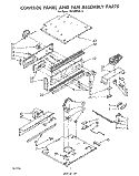 SECTION Diagram and Parts List for RB160PXL3  Whirlpool Wall Oven