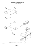 WIRING HARNESS Diagram and Parts List for DU5040XP2  Whirlpool Dishwasher
