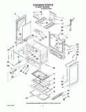 CHASSIS PARTS Diagram and Parts List for TGS326VD0  Estate Range