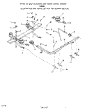 TOP BURNER Diagram and Parts List for F8958W0  Roper Range
