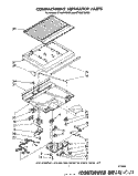 COMPARTMENT SEPARATOR Diagram and Parts List for ET18JKYSW01  Whirlpool Refrigerator