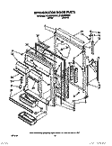REFRIGERATOR DOOR Diagram and Parts List for ET25DMXWN01  Whirlpool Refrigerator