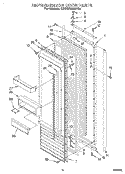 REFRIGERATOR DOOR Diagram and Parts List for KSSS36MAX05  KitchenAid Refrigerator