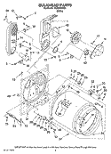BULKHEAD PARTS Diagram and Parts List for MGD5620TQ0  Maytag Dryer
