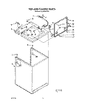 TOP AND CABINET, LIT/OPTIONAL Diagram and Parts List for 6LA9320XTW1  Whirlpool Washer