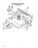 DOOR AND LATCH Diagram and Parts List for KUDA22ST1  KitchenAid Dishwasher