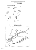 WIRING HARNESS Diagram and Parts List for 3LSC8255DQ0  Whirlpool Washer