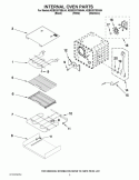 INTERNAL OVEN PARTS Diagram and Parts List for KEBS207SBL04  KitchenAid Wall Oven