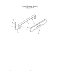 BACKGUARD Diagram and Parts List for F4007W1  Roper Range