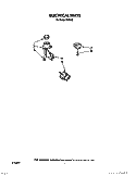 ELECTRICAL Diagram and Parts List for KFP403  Whirlpool Food Processor