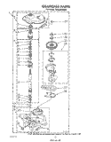 GEARCASE Diagram and Parts List for TAWL600WW0  Estate Washer