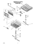 DISHRACK Diagram and Parts List for DU925QWDQ3  Whirlpool Dishwasher