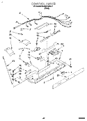 CONTROL, LIT/OPTIONAL Diagram and Parts List for KSRB27QABL11  KitchenAid Refrigerator