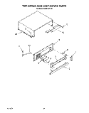 TOP GRILLE AND UNIT COVER Diagram and Parts List for 4KSRF36DTX2  KitchenAid Refrigerator