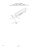 BACKGUARD Diagram and Parts List for 1405W0A  Roper Range