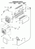 ICEMAKER PARTS Diagram and Parts List for ET1CHMXKB10  Whirlpool Refrigerator