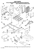 UNIT PARTS Diagram and Parts List for MSD2669KEY00  Whirlpool Refrigerator