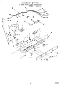 CONTROL Diagram and Parts List for 4ED25DQXFW00  Whirlpool Refrigerator