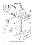 CABINET Diagram and Parts List for GSHF7884P1  Whirlpool Dishwasher