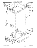 CABINET Diagram and Parts List for KSSS48MBX01  KitchenAid Refrigerator