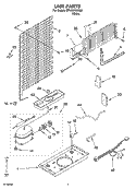 UNIT PARTS Diagram and Parts List for ST14CKXKQ04  Whirlpool Refrigerator
