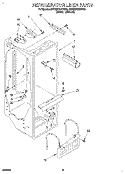 Part Location Diagram of 2174436 Whirlpool Light Lens/Cover - White