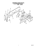 CONTROL PANEL, LIT/OPTIONAL Diagram and Parts List for FEP330VL1  Whirlpool Range