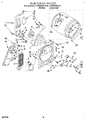 SECTION Diagram and Parts List for LER5638AN1  Whirlpool Dryer